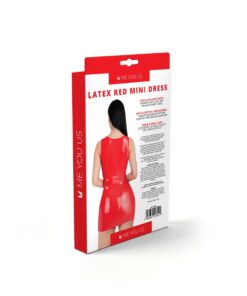 Alternative view of Me You Us Latex Mini Dress Medium Red