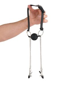 Me You US Silicone Gag with Clamps